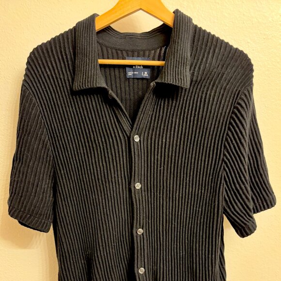 Button-Through Sweater Polo - Picture 1 of 2